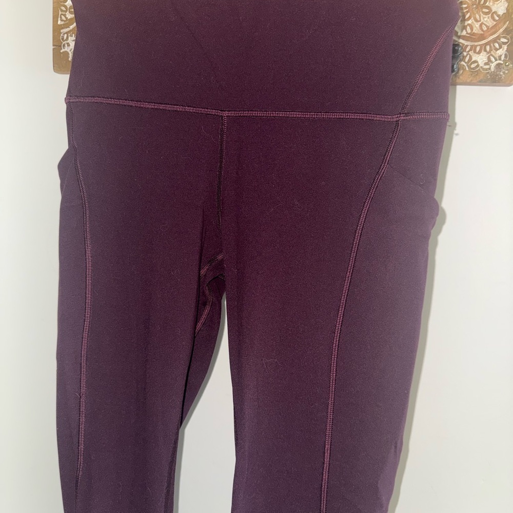 Lululemon Align Leggings Plum Burgundy High Rise Yoga Pants Size 6 - Picture 1 of 5
